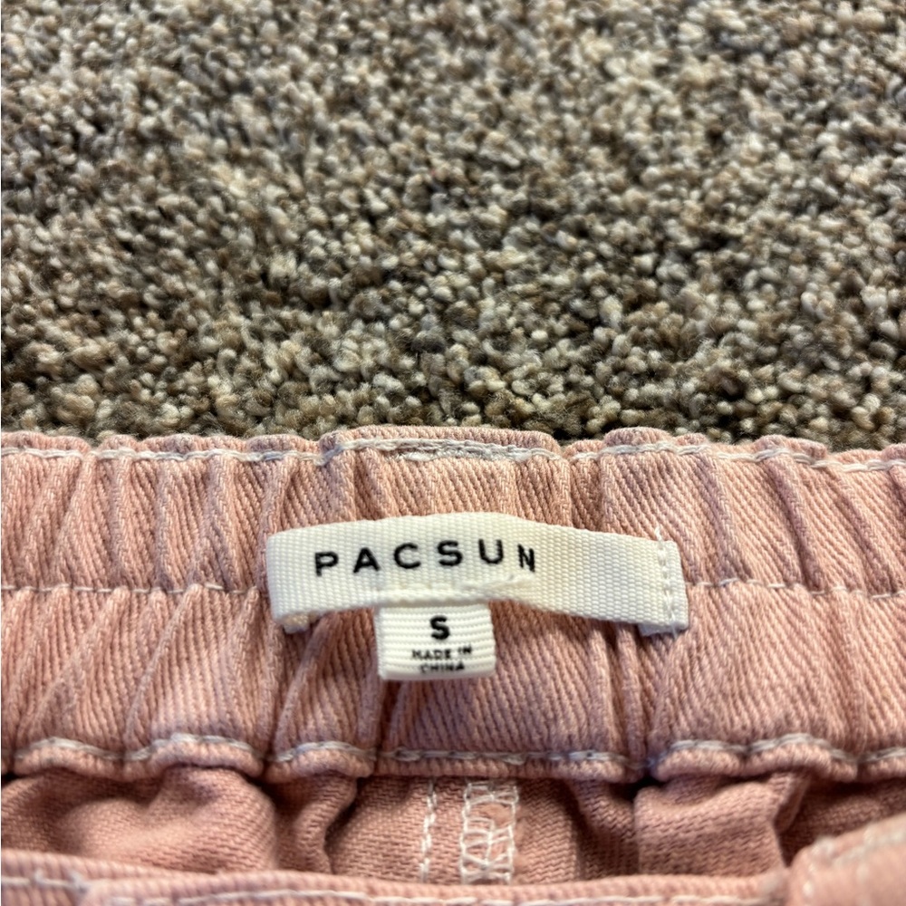 PacSun Pink Sweatpants with Elastic Waistband
